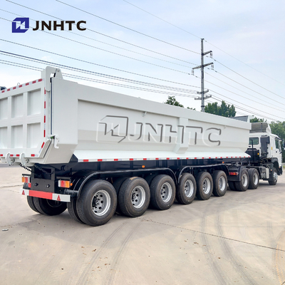 SINOTRUK थ्री फोर एक्सल हैवी ड्यूटी सेमी ट्रेलर 50T 40cbm सेल्फ टिपिंग डंप ट्रक