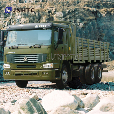 SINOTRUK 4 * 4 6x6 भारी मालवाहक ट्रक ऑफ रोड लॉरी वाहन मिलिटेयर ट्रक