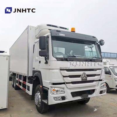 SINOTRUK HOWO 6x4 हैवी कार्गो ट्रक 20cbm थर्मस रेफ्रिजरेटर ट्रक