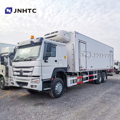 SINOTRUK HOWO 6x4 हैवी कार्गो ट्रक 20cbm थर्मस रेफ्रिजरेटर ट्रक