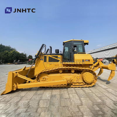 शांतिुई 4.7cbm 17.5 टन पूर्ण हाइड्रोलिक क्रॉलर बुलडोजर 140kw 170Hp DH17