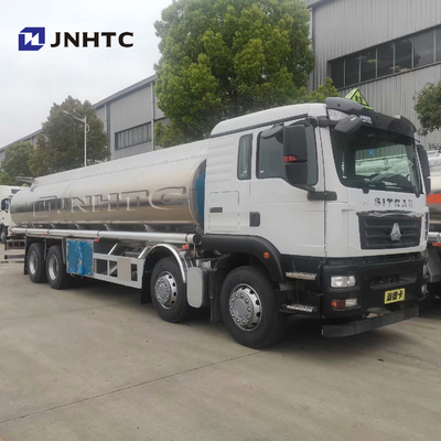 Sinotruk Howo Euro2 8x4 15cbm ईंधन टैंक ट्रक स्टेनलेस स्टील एल्यूमीनियम मिश्र धातु 5083