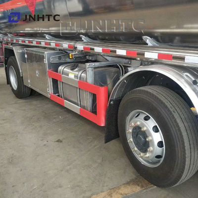 Sinotruk Howo Euro2 8x4 15cbm ईंधन टैंक ट्रक स्टेनलेस स्टील एल्यूमीनियम मिश्र धातु 5083