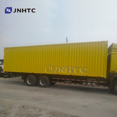 Sinotruk HOWO EURO2 कार्गो वैन ट्रक 10 पहियों A7 ​​लॉरी माल परिवहन ट्रक
