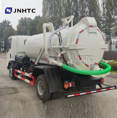 Sinotruk HOWO 4X2 सीवेज सक्शन ट्रक यूरो 3 Rhd LHD 5000 लीटर