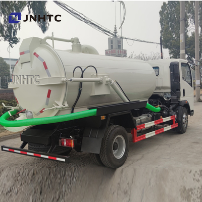 Sinotruk HOWO 4X2 सीवेज सक्शन ट्रक यूरो 3 Rhd LHD 5000 लीटर