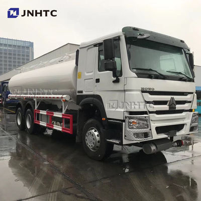 HOWO 6x4 336hp ईंधन टैंकर ट्रक 20cbm टैंकर के साथ