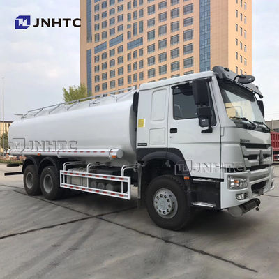 HOWO 6x4 336hp ईंधन टैंकर ट्रक 20cbm टैंकर के साथ