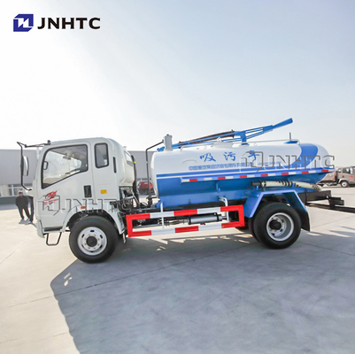 HOWO Euro2 116hp 4X2 सीवेज सक्शन ट्रक 5cbm