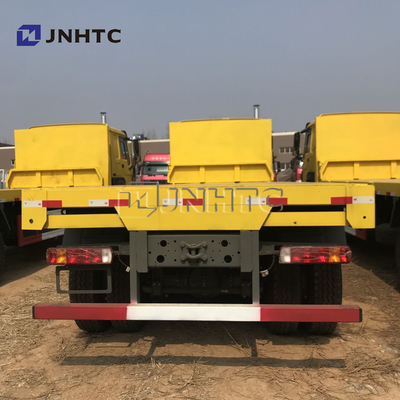 SINOTRUK Howo हैवी कार्गो ट्रक 35 टन फ्लैटबेड ट्रेलर ट्राई एक्सल फ्लैटबेड