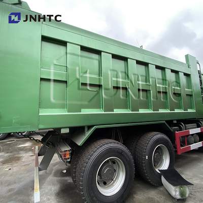 सिनोट्रुक 6X4 371HP हैवी ड्यूटी डंप ट्रक ग्रीन 20 क्यूबिक टिपर ट्रक