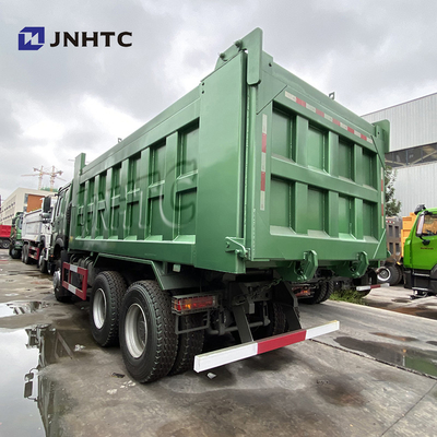 सिनोट्रुक 6X4 371HP हैवी ड्यूटी डंप ट्रक ग्रीन 20 क्यूबिक टिपर ट्रक