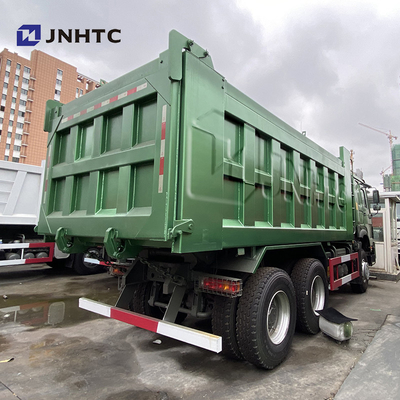 सिनोट्रुक 6X4 371HP हैवी ड्यूटी डंप ट्रक ग्रीन 20 क्यूबिक टिपर ट्रक