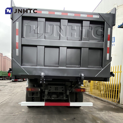 ब्लैक हैवी ड्यूटी डंप ट्रक 12 व्हील्स 420hp सिनोट्रुक टिपर ट्रक न्यू मॉडल