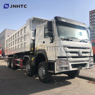 Euro2 HOWO 8X4 डंप ट्रक 380hp टिपर ट्रक भारी ट्रक