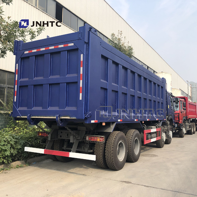 30M3 371hp 12 व्हीलर Sinotruk Howo हैवी ड्यूटी डंप ट्रक फ्रंट लिफ्टिंग नया मॉडल