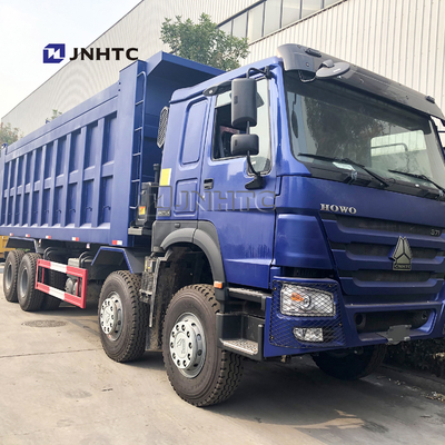 30M3 371hp 12 व्हीलर Sinotruk Howo हैवी ड्यूटी डंप ट्रक फ्रंट लिफ्टिंग नया मॉडल
