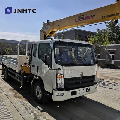 क्रेन RHD 10 टन ट्रक के साथ SINOTRUK HOWO 4X2 लाइट ड्यूटी वाणिज्यिक ट्रक