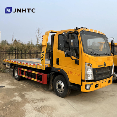 Sinotruk HOWO 4x2 5TON लाइट ड्यूटी कमर्शियल ट्रक फ्लैटबेड व्रेकर टो ट्रक