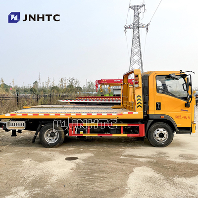 Sinotruk HOWO 4x2 5TON लाइट ड्यूटी कमर्शियल ट्रक फ्लैटबेड व्रेकर टो ट्रक
