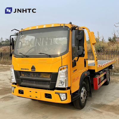 Sinotruk HOWO 4x2 5TON लाइट ड्यूटी कमर्शियल ट्रक फ्लैटबेड व्रेकर टो ट्रक