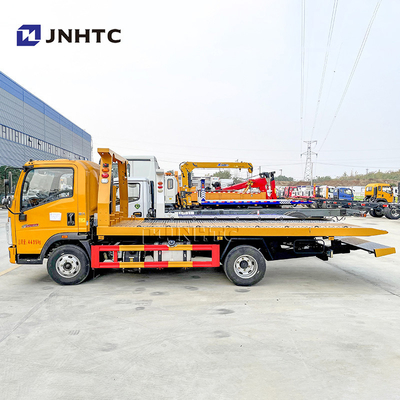 HOWO 4x2 5-10TON लाइट ड्यूटी कमर्शियल ट्रक फ्लैटबेड कार्गो व्रेकर ट्रक