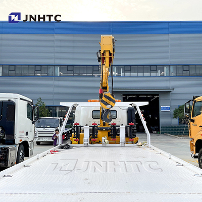 Sinotruk HOWO 4x2 3-12TON लाइट फ्लैटबेड कार्गो व्रेकर क्रेन ट्रक