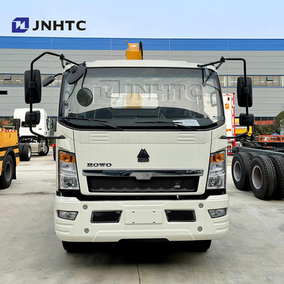 Sinotruk HOWO 4x2 3-12TON लाइट फ्लैटबेड कार्गो व्रेकर क्रेन ट्रक