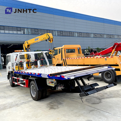 Sinotruk HOWO 4x2 3-12TON लाइट फ्लैटबेड कार्गो व्रेकर क्रेन ट्रक
