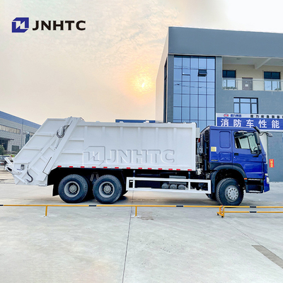 Sinotruk Howo 6x4 10 व्हील्स 16CBM गारबेज कॉम्पेक्टर व्हीकल हैंगिंग बकेट
