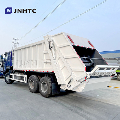 15m3 Sinotruk Howo 6x4 10 व्हील्स गारबेज कॉम्पेक्टर ट्रक हैंगिंग बकेट