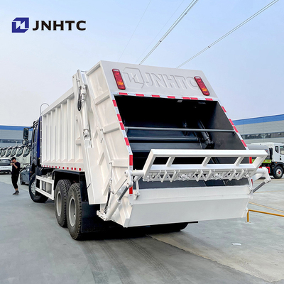 15m3 Sinotruk Howo 6x4 10 व्हील्स गारबेज कॉम्पेक्टर ट्रक हैंगिंग बकेट