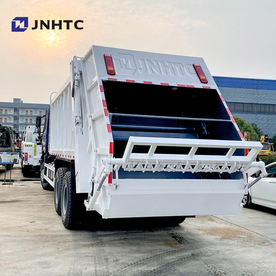 15m3 Sinotruk Howo 6x4 10 व्हील्स गारबेज कॉम्पेक्टर ट्रक हैंगिंग बकेट