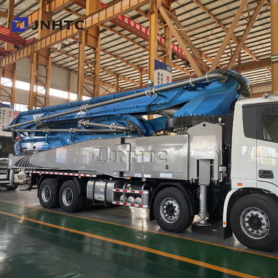 HOWO 8x4 चेसिस कंक्रीट पम्प ट्रक 371HP Euro2