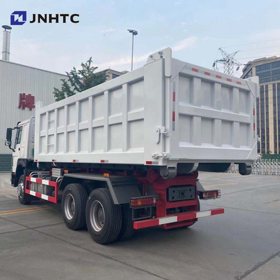 371hp 6x4 10 पहियों Howo बकवास कंपैक्टर ट्रक हुक लिफ्ट
