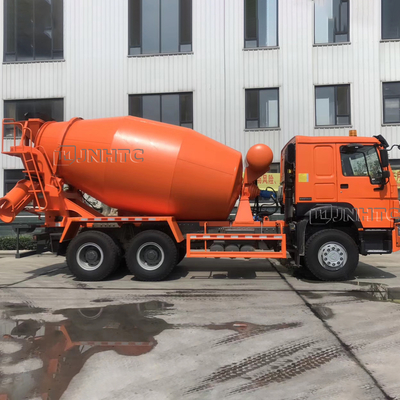 10 व्हीलर 371hp 10m3 कंक्रीट मिक्सर ट्रक सेल्फ लोडिंग
