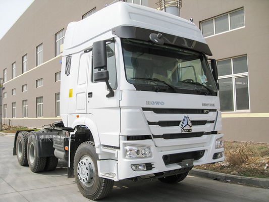 LHD Howo 6x4 10 व्हील्स प्राइम मूवर ट्रक डीजल इंजन 371hp 420hp