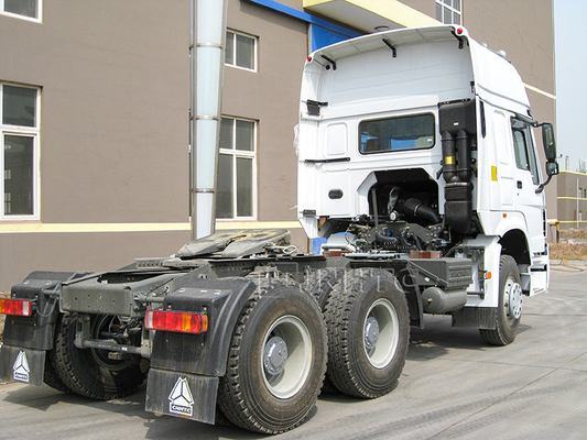 LHD Howo 6x4 10 व्हील्स प्राइम मूवर ट्रक डीजल इंजन 371hp 420hp