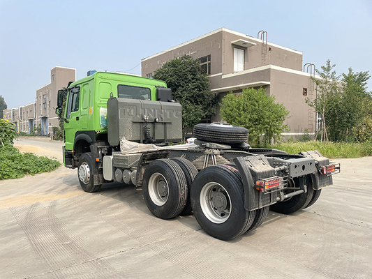 420hp यूरो 2 एलएचडी सिनोट्रुक हाउ 10 व्हील ट्रैक्टर ट्रक 50 टन