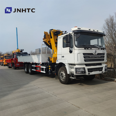 Shacman 8x4 F3000 12 टन ट्रक माउंटेड क्रेन 4 स्ट्रेट आर्म 12 व्हील