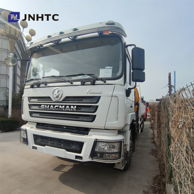 Shacman 8x4 F3000 12 टन ट्रक माउंटेड क्रेन 4 स्ट्रेट आर्म 12 व्हील