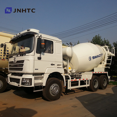 Shacman 6x4 10 पहियों कंक्रीट मिक्सर ट्रक आंदोलनकारी लॉरी