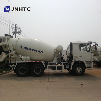 Shacman 6x4 10 पहियों कंक्रीट मिक्सर ट्रक आंदोलनकारी लॉरी