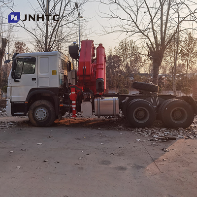 371hp 8 टन टेलीस्कोपिक क्रेन ट्रक सिनोट्रुक HOWO 6x4 40t 10 व्हील्स