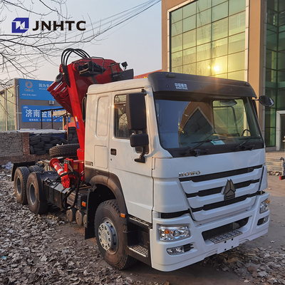 371hp 8 टन टेलीस्कोपिक क्रेन ट्रक सिनोट्रुक HOWO 6x4 40t 10 व्हील्स