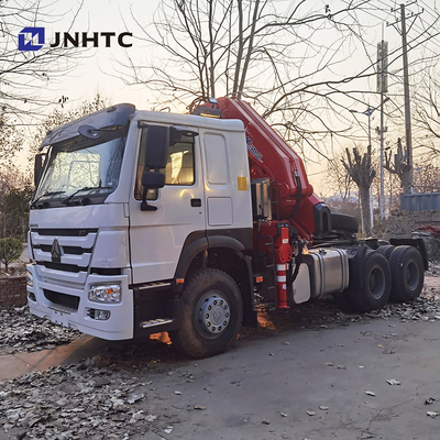 371hp 8 टन टेलीस्कोपिक क्रेन ट्रक सिनोट्रुक HOWO 6x4 40t 10 व्हील्स