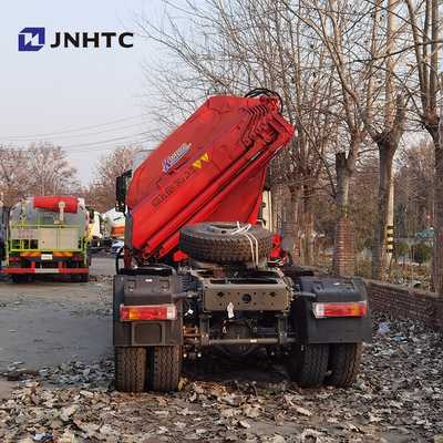 371hp 8 टन टेलीस्कोपिक क्रेन ट्रक सिनोट्रुक HOWO 6x4 40t 10 व्हील्स