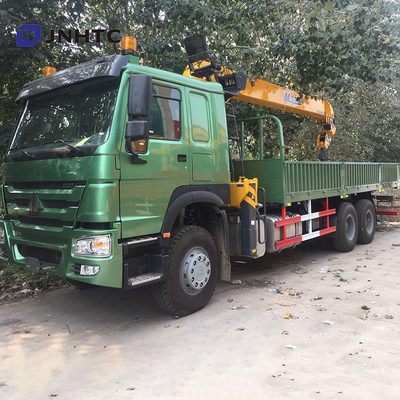 10 पहिए 371hp 10 टन स्ट्रेट आर्म क्रेन ट्रक सिनोट्रुक HOWO 6x4