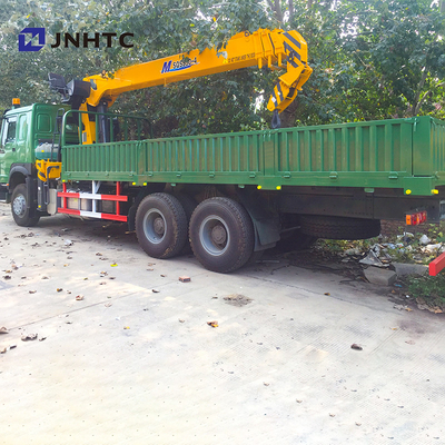 10 पहिए 371hp 10 टन स्ट्रेट आर्म क्रेन ट्रक सिनोट्रुक HOWO 6x4