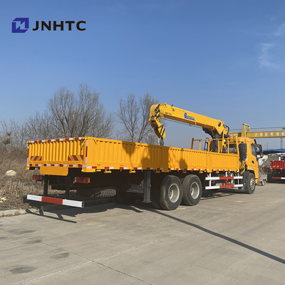 6x4 स्ट्रेट आर्म क्रेन कार्गो ट्रक माउंटेड Shacman H3000 F3000 X3000